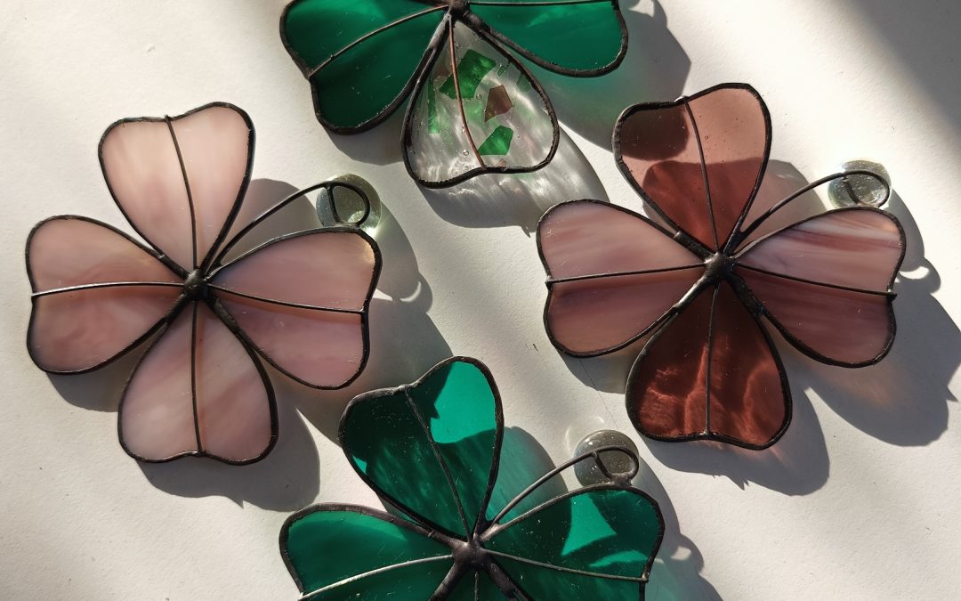 Cztery liście koniczyny.