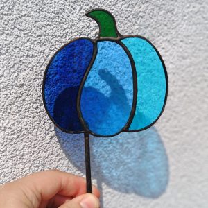 Niebieska dynia- topper.